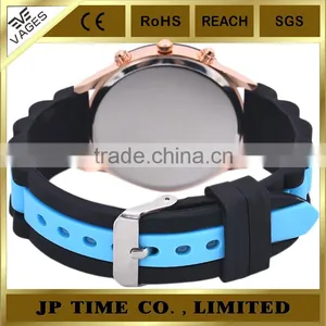 Colorful Unisex Geneva Silicone Jelly Gel Quartz Analog Genava Sport Watch thumbnail-6