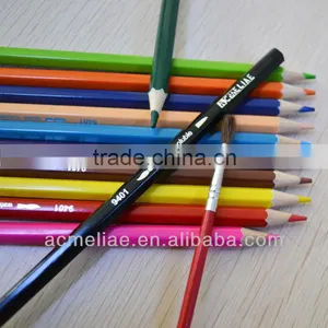 7" Standard Size Hexagonal Shape High Quality 3.0mm Water Color Lead Water Soluble Color Pencil thumbnail-3