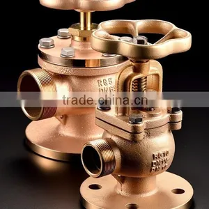 2.5 Angle Fire Hydrant Landing Valve Fire Deck Wash Valve For Fire Fighting Equipment thumbnail-4