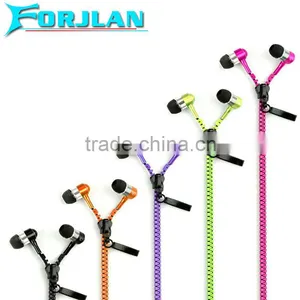 3.5 Jack Hotseling Zipper Earphone for Mobile thumbnail-1