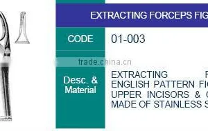 Extracting Forceps English Patern, Dental Instruments, Dental Lab Instruments thumbnail-1