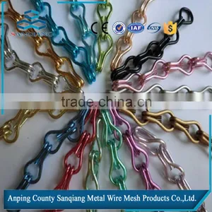 Anodized Chain Link Curtain / Decorative Metal Chain Link Mesh Curtain thumbnail-6