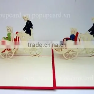 Viet Nam Pedicab 3d Greeting Card thumbnail-2