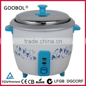 Small Drum Rice Cooker With S/S Lid, Special Flower Printing thumbnail-1