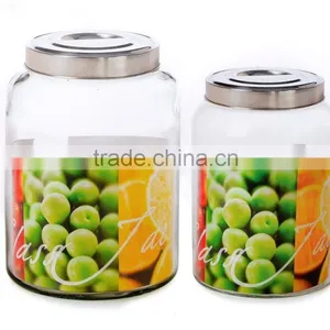 Hot Sale Giant Glass Airtight Container Pickle Jar thumbnail-2