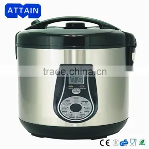 Non-Stick Coating Inner Pot Cylinder Shape Electric Multicooker With GS CE LVD RoHS Certificate thumbnail-1