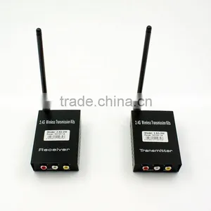 2.4GHZ 2W Wireless Audio Video Transmitter and Receiver av Out 2000m 2W 2.4G Wireless AV Video Sender + Receiver thumbnail-2