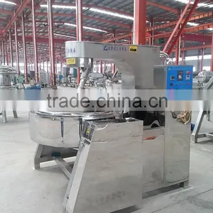 Stainless Steel Steam Jacketed Cooking Kettle With Agitator Used For Jam & Sugar Cooker thumbnail-2