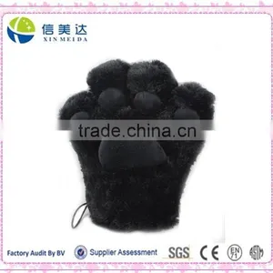 Black Bear Paw Plush Glove Toy Children Cosplay Doll thumbnail-1