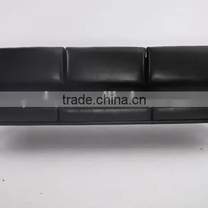 Designer Furniture Black Leather Gordon Guillaumier DS-60 Sofa Copy thumbnail-1