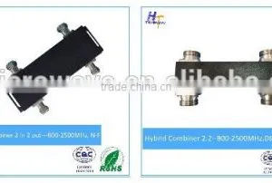 Hybrid Combiner 2:1, 3dB Hybrid Coupler 2 in 1 Out 800-2500MHz N-Female thumbnail-3