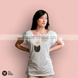 2016 Custom Female Design Women T-shirt Print Logo DTG OEM Service Screenprint Transfer thumbnail-1