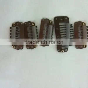 Metal Hair Clips Snap Hair Clips Hair Extension Snap Clips 3.8cm 10 Teeth thumbnail-3