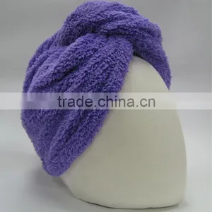 Super Absorbent Plush Microfiber Hair Drying Towel Wrap thumbnail-5