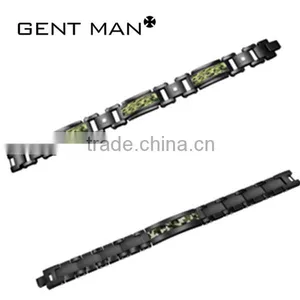 Latest Jewelry Design Camo Design Unique Stianless Steel Bracelet Watch thumbnail-5