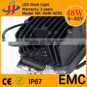 High Quality Tractor Jeep Offroad Light 48W Auto Led Work Lights thumbnail-6