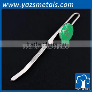 Custom Lucky Clover Metal Estched Bookmark thumbnail-1