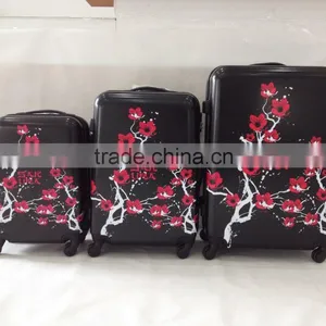 Beautiful Sakura Printed Designing Colorful Figures ABS+PC Trolley Luggage Case thumbnail-1