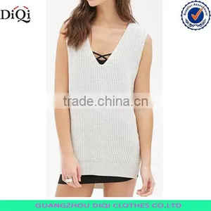v Neck Sweater Vest, Sweater Para Mujer, Cashmere Fiber thumbnail-2