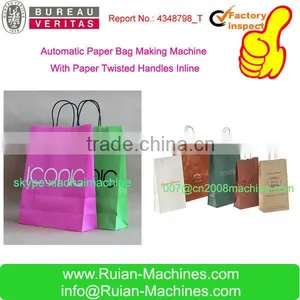 Paper Shopping Bag Making Machine With Handles Inline thumbnail-2