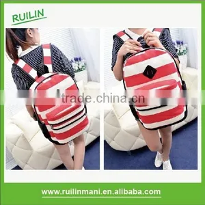 Korean Style Fashion Canvas Backpack for Girl thumbnail-1