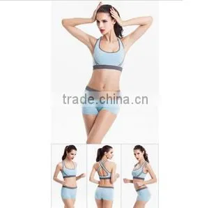 Quick-dry Sports Bra Set Shakeproof Ladies Running Fitness Vest Wireless Running Bra Yoga Sport Bra Sexy Womens Tracksuits Set thumbnail-6
