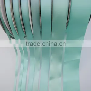 Factory Wholesale Dyed TiffanyBlue Polyester Trimming Satin Ribbon Tape thumbnail-3