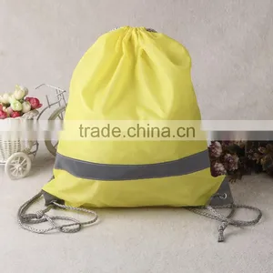 Handy Promotional Sports Backpack Bag Drawstring Reflective Bag thumbnail-6