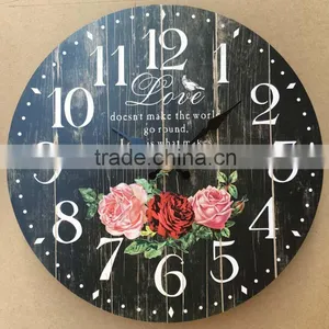 12 Inch European Style MDF Wall Clock thumbnail-1