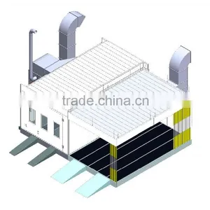 JF Spray Booth Doors Spray Booth Paint Booth Bake Oven Automotive Spray Booth thumbnail-2