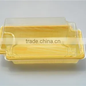 SM1-4101 Yellow Disposable Food Container With Lid thumbnail-3
