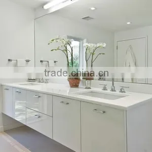 Modular Melamine Modern One Piece Bathroom Vanity Cabinet thumbnail-2