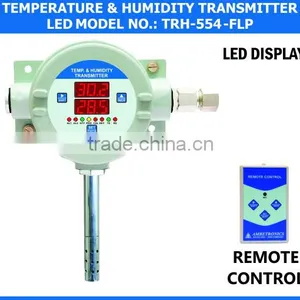 Flameproof Temperature and Humidity Transmitter With Digital Alphanumeric Display thumbnail-1