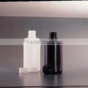 HDPE Narrow Mouth Bottles With Screw Cap HDPE Narrowmouth Bottles With Screw Cap, Clear, 125ml (Case of 350) thumbnail-1