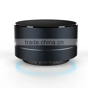 Black Metal Bluetooth Speaker for Mp3 Music Player thumbnail-1