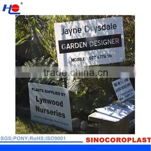 Coroplast Sheet/Core Flute Outdoor Lawn Signs thumbnail-1