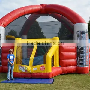 Large Sports Arena Inflatable Bounce Football Field With 4 Goal,Children Jumping Soccer Pitch Outdoor Games thumbnail-2