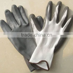 Nylon Liner With Nitrile Coating Gloves thumbnail-1