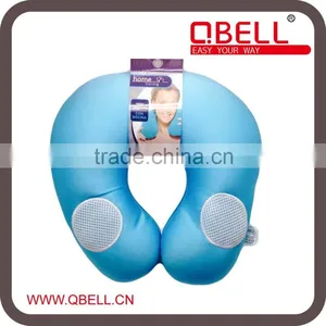 Foam Particle Filling Loudspeaker Neck Pillow thumbnail-1