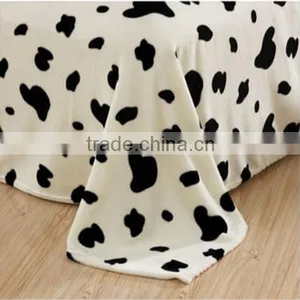 Soft and Warm Mexican Cow Print Flannel Blanket thumbnail-2