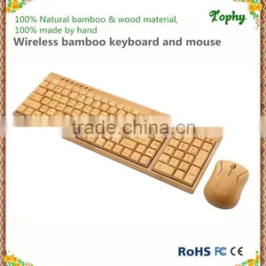 Bamboo Wood Keyboard and Mousevery Famous Promotional Series Good in Design Wireless Style thumbnail-4