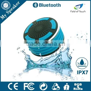 My Speaker F013 Black/blue Color IPX7 Waterproof Shower 5W Speaker With Super Bass Sound thumbnail-1