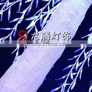 3.5m White Outdoor Artificial Led Weeping Willow Tree thumbnail-4