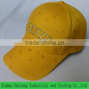 2014 New Style Custom 3D Embroidery Printing Cheese Baseball Caps Leisure Hats thumbnail-1