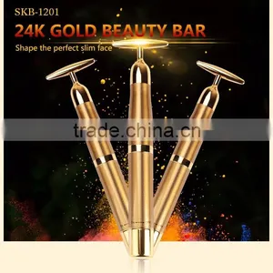 Beautiful 24k Gold Ion Beauty Bar Stainless Steel Spoon Beauty Instrument thumbnail-1