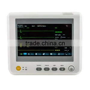 Cheap Price 7 Inch Vital Sign Patient Monitor 6 Parameter RPM-9000F Optional ETCO2 ICU CCU by CE ISO Approved thumbnail-1