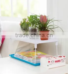 Kitchen/Bathroom Accessories Folding Pot Holder Corner Basket Wall Shelf Storage Rack thumbnail-5