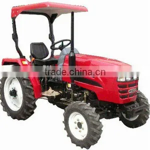 Cheap Farm Tractor, Small Wheeled Tractor, 28HP Small Tractor, LZ284 28HP 4WD With Sunshade, Swing Draw Bar thumbnail-1