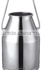 Stainless Steel Milk Pail With or Without Lid thumbnail-1
