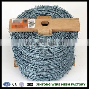 Unit Weight of Barbed Wire Low Carbon Steel Barbed Wire Heavy Duty Galvanized Barbed Wire thumbnail-1